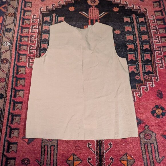 Theory gold sheath tank top - Continuous Shell, Voyage silk, L - * with flaws * - Picture 3 of 9